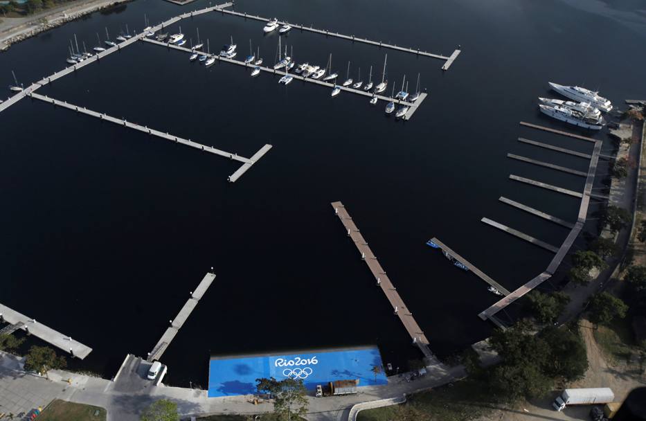 Il porto di Marina da Gloria, dove avranno luogo le gare di vela (Reuters)